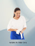 Tie Front Short Sleeve Top - Regular & Plus Sizes available- T541
