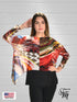 Asymmetrical Poncho Top - T637